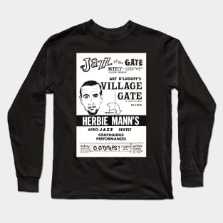 Herbie Mann - Comin Home Baby - Village Gate - 1961 Long Sleeve T-Shirt